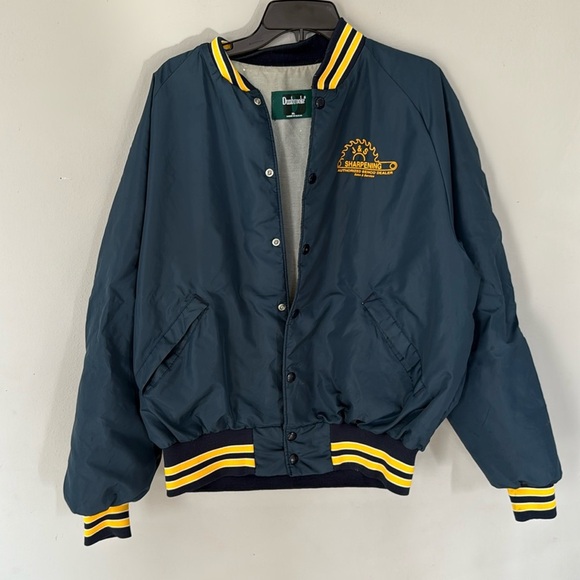 Dunbrooke XL Retro Logo Snap Jacket Banded Sleeve - Picture 1 of 4